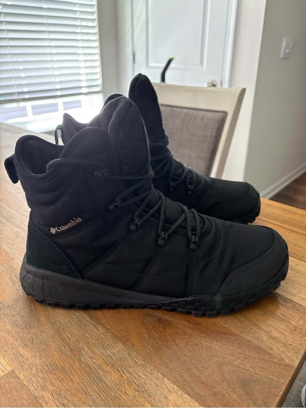 Columbia All-Black Insulated Adventure Boots